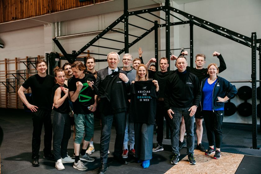 Geriausioms savybėms scenoje atskleisti – sporto profesionalų pamokos aktoriams