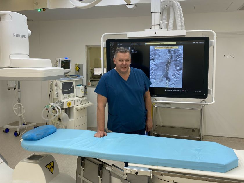 Panevėžyje pirmą kartą atlikta unikali gelbėjimo operacija dėl plyšusios aortos