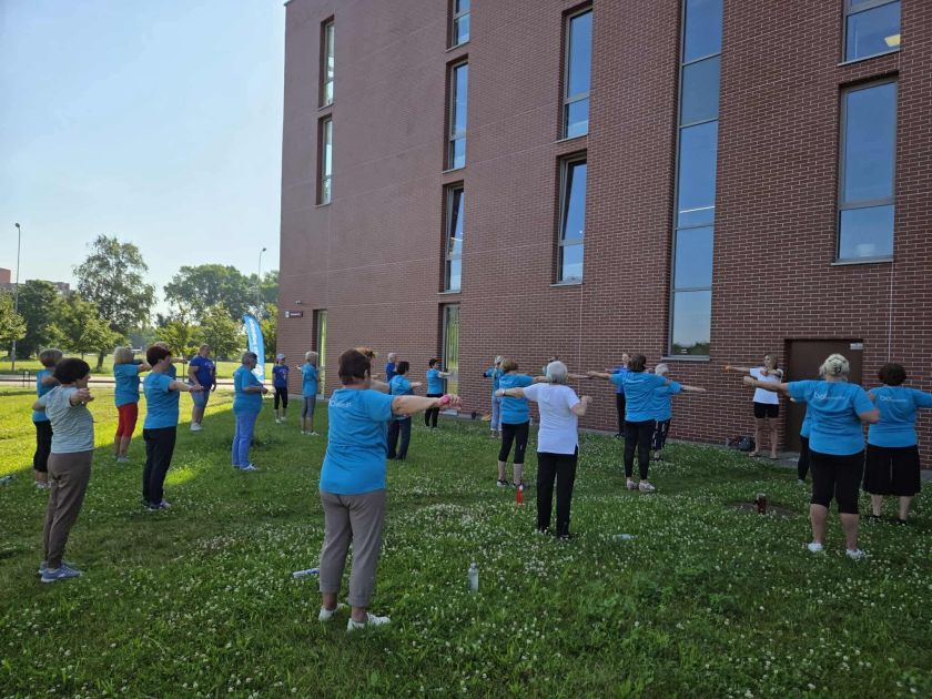 Klaipėdoje – senjorų mankštos, kurios ne tik stiprina kūną, bet ir matuoja realius sveikatos pokyčius