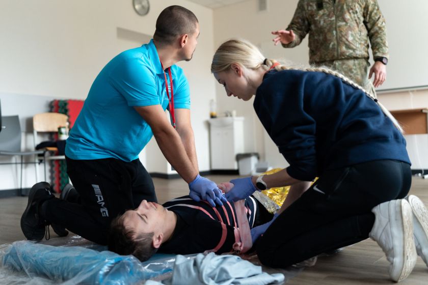 Kaune vyko Tarptautinės aukštųjų ir profesinių mokyklų pirmosios pagalbos varžybos