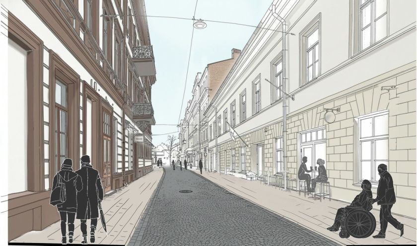 Kelios Vilniaus senamiesčio gatvės  bus kapitaliai remontuojamos, gyventojams pristatyti laukiantys pokyčiai